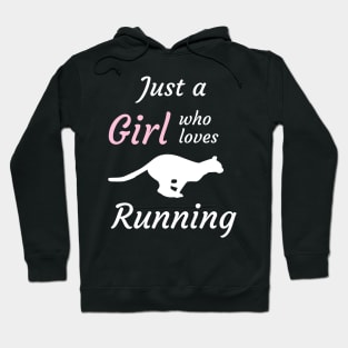 Just a girl who loves running Hoodie